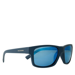 BLIZZARD-Sun glasses POL602-0021 rubber dark blue, 67-17-135 Modrá 67-17-135
