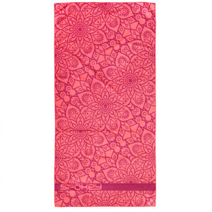 SPOKEY-MANDALA Rychleschnoucí plážový ručník, lososový, 80x160cm Ružová 80x160cm