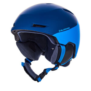 BLIZZARD-Viper ski helmet junior, dark blue matt/bright blue matt Modrá 48/54 cm 20/21