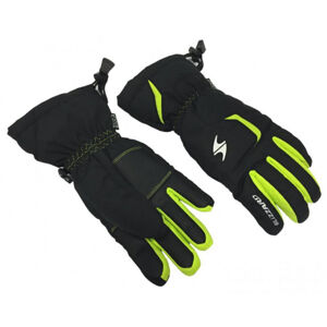 BLIZZARD-Reflex junior ski gloves, black/green Čierna 6