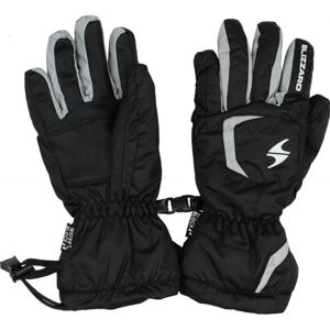 BLIZZARD-Reflex junior ski gloves, black/silver Čierna 4