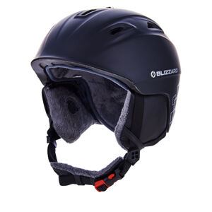 BLIZZARD-Demon ski helmet, black matt/silver squares 20 Čierna 56/59 cm 20/21