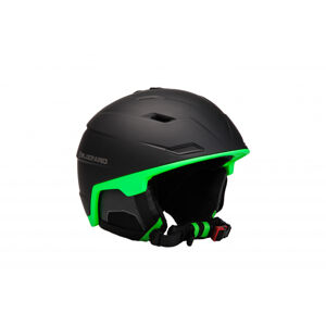 BLIZZARD-DOUBLE ski helmet, black matt/neon green, Čierna 56/59 cm 2019