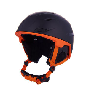 BLIZZARD-Double ski helmet, black matt/neon orange, big logo Čierna 56/59 cm 20/21