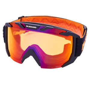 BLIZZARD-Ski Gog. 925 MDAZWO, black matt, orange1, infrared REVO SONA Čierna UNI