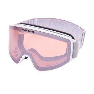 BLIZZARD-Ski Gog. 932 DAZO, white shiny, rosa2, silver mirror Biela UNI