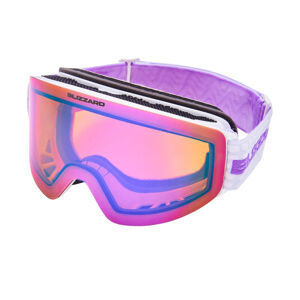 BLIZZARD-Ski Gog. 932 MDAZO, white shiny, rosa2, purple REVO Biela UNI