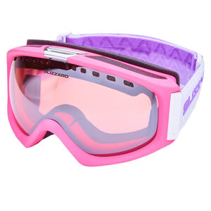 BLIZZARD-Ski Gog. 933 MDAVZS, neon pink matt, rosa2, silver mirror Ružová UNI