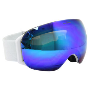 BLIZZARD-Ski Gog. 999 MDAVZSWO, white shiny, amber2, ice blue revo Biela UNI