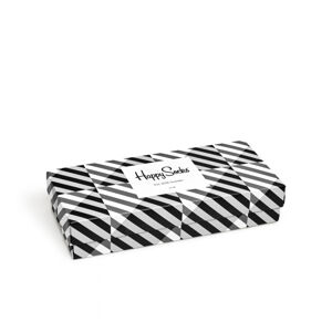 HAPPY SOCKS-(BOX)-Seasonal Black & White Gift Box XBLW09-9100 Čierna 41/46