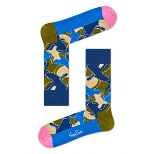 HAPPY SOCKS-Raw Sock WIZ01-7000 Modrá 36/41