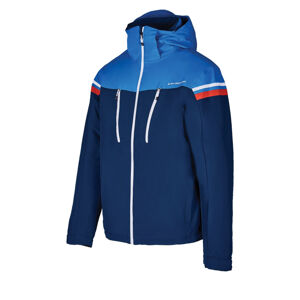 BLIZZARD-Mens Ski Jacket Civetta, dark blue/bright blue/white Modrá L