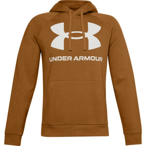 UNDER ARMOUR-UA Rival Fleece Big Logo HD-BRW Hnedá XL