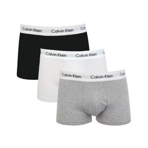 CALVIN KLEIN-CK LOW RISE TRUNKS-3 pack-Black, White, Grey M Mix