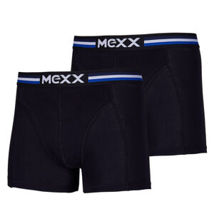 MEXX-Retro Boxersshorts Regular Black Mens Boxed 2-Pack-BLACK/WH Čierna M