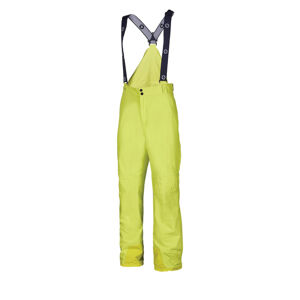 BLIZZARD-Mens Ski Pants Ischgl, neon yellow Zelená M