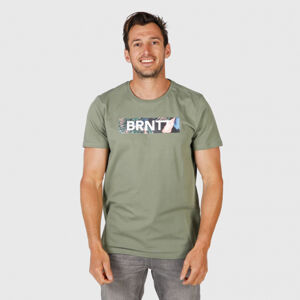 BRUNOTTI-Tyson Mens T-shirt-0760-Vintage Green Zelená XXL